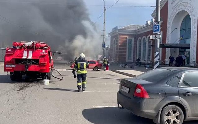 Donetskdə vağzal vuruldu - 50 ölü, 100-dən çox yaralı + Yenilənib