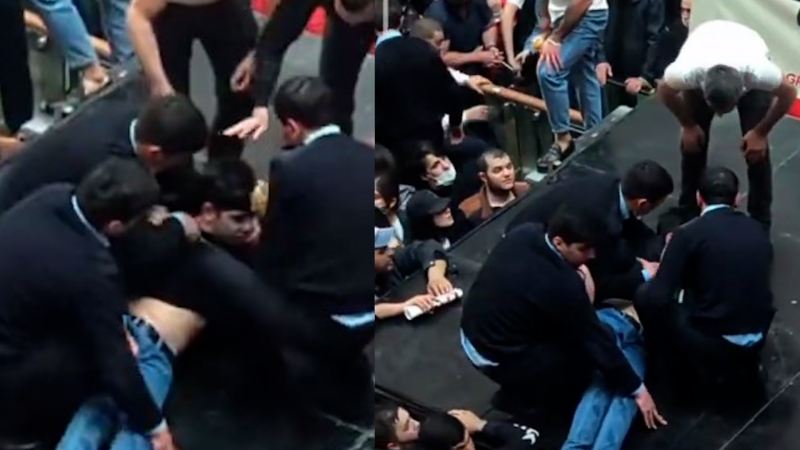 Bloqer Hüseynlə görüşdə gəncin ürəyi getdi - VİDEO