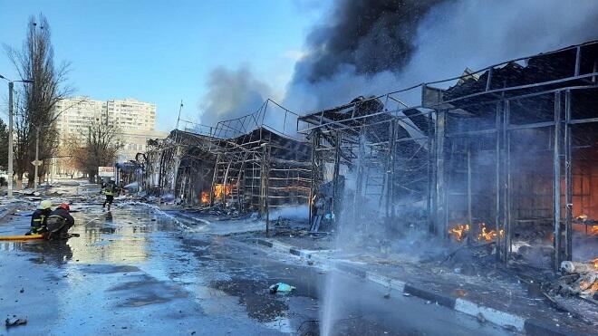 Rusiya Xarkovu atəşə tutdu: 7 mülki şəxs yaralandı, bir uşaq həlak oldu 