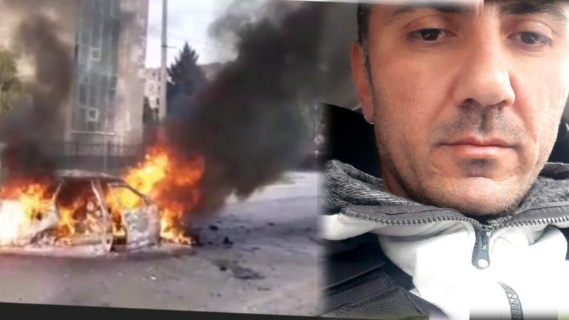 Azərbaycanlı jurnalist Xarkovda atəş altında:  Yaxınlığında avtomobil partladı - VİDEO