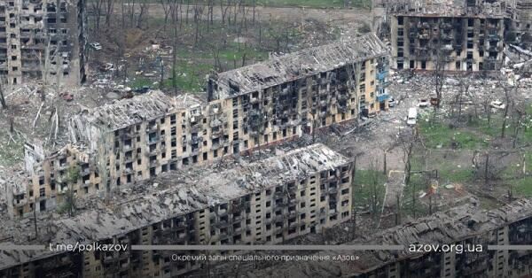 “Azov” görüntü paylaşdı: Tanrı Mariupolu görür... 