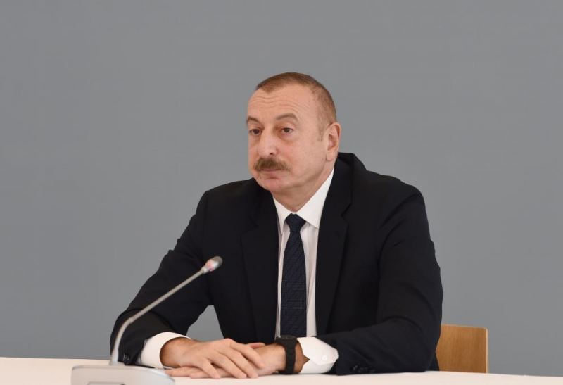 \"Bütün əraziləri minalardan təmizləmək olduqca çətindir\" - İlham Əliyev