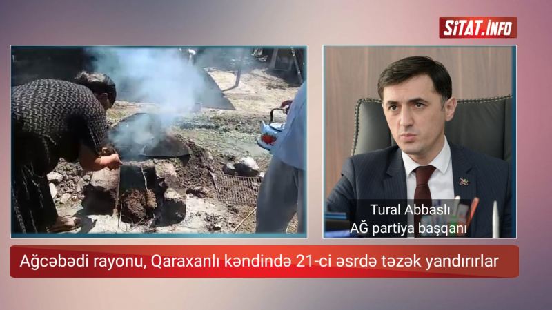 Bu kənddə qaz yoxdur, sakinlər təzək yandırırlar - VİDEO