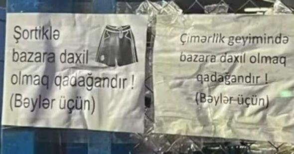 “Meyvəli\"də şortik qadağası: ana-bacımız var - Direktor 