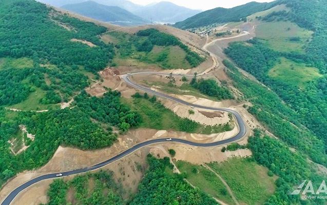 Laçın dəhlizinə alternativ yol hazırdır - Video
