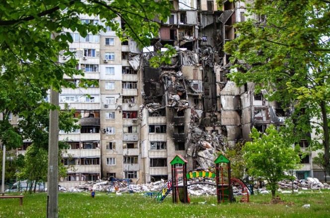 Rusiya 7 raket atdı: Xarkovda bir ölü, çoxlu yaralı var