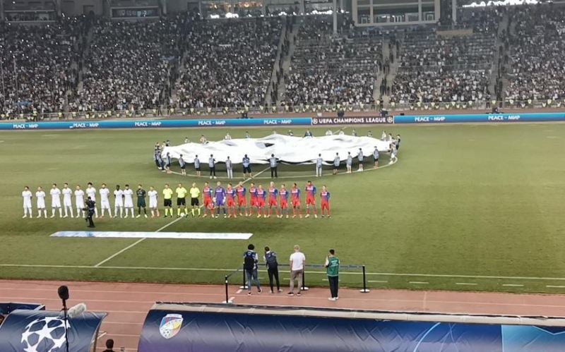 Çempionlar Liqası: \"Qarabağ\" - \"Viktoriya\" matçında ilk hissə başa çatıb 