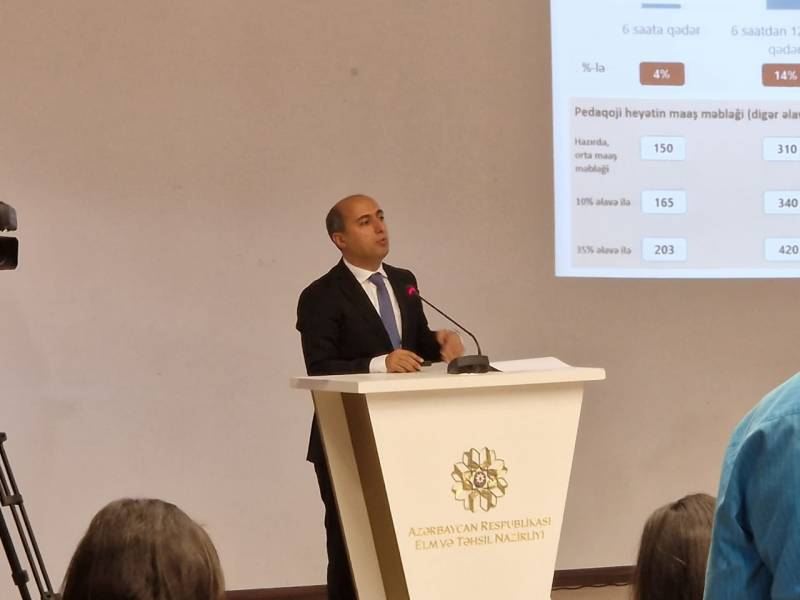 “Aylıq əlavələrdə məktəbəhazırlıq sinifləri nəzərə alınmır” - Nazir