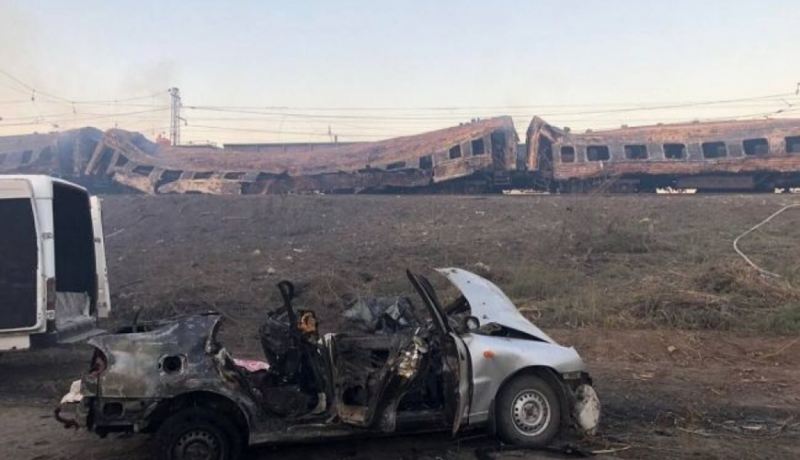 Ukraynada qatar stansiyası raketlə vurulub - 22 nəfər həlak olub