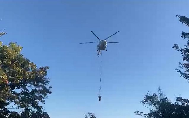 Zaqatalada yanğının söndürülməsinə 2 helikopter cəlb olundu 
