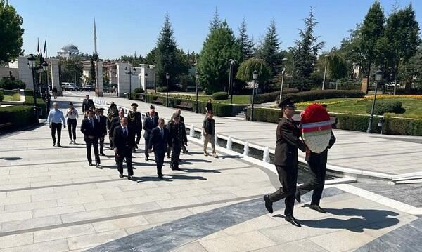 Zakir Həsənov Ankaradakı Heydər Əliyev Parkında - Foto 
