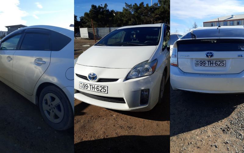 Narkotik qəbul edib xidmət göstərən “Prius” sürücüsü tutuldu