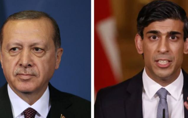 Ərdoğan və Rişi Sunak telefonla danışdı 