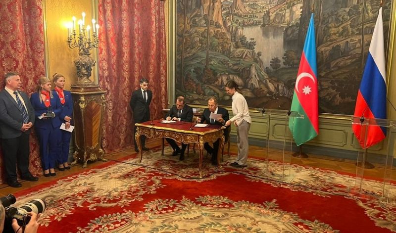SON DƏQİQƏ! Azərbaycan və Rusiya arasında mühüm sənədlər imzalandı - FOTOLAR