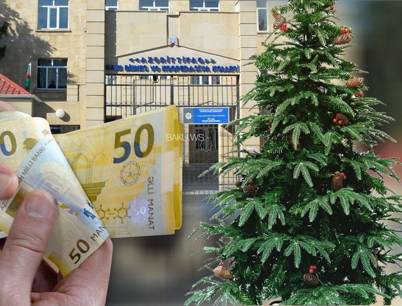 Bakıda məşhur kollecdə tələbələrdən \"yolka pulu\" yığılır? - AÇIQLAMA