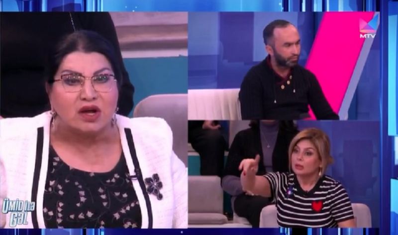 Şəfiqə Nağıyeva bu dəfə aparıcı Rövşanə ilə qalmaqal yaşadı - VİDEO