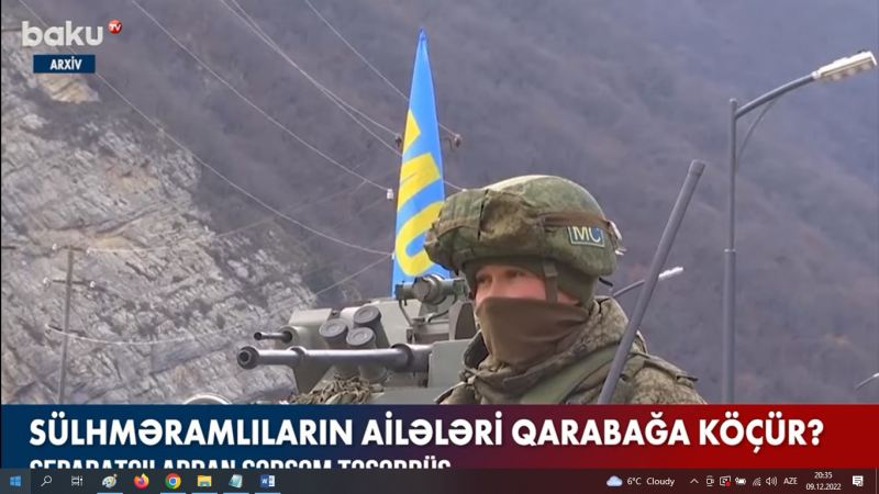 Sülhməramlıların ailələri Qarabağa köçür? - VİDEO 