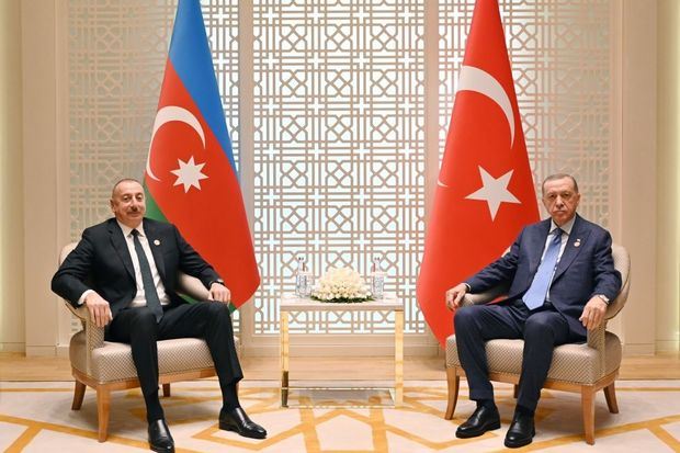 İlham Əliyev Rəcəb Tayyib Ərdoğanla görüşdü - FOTO