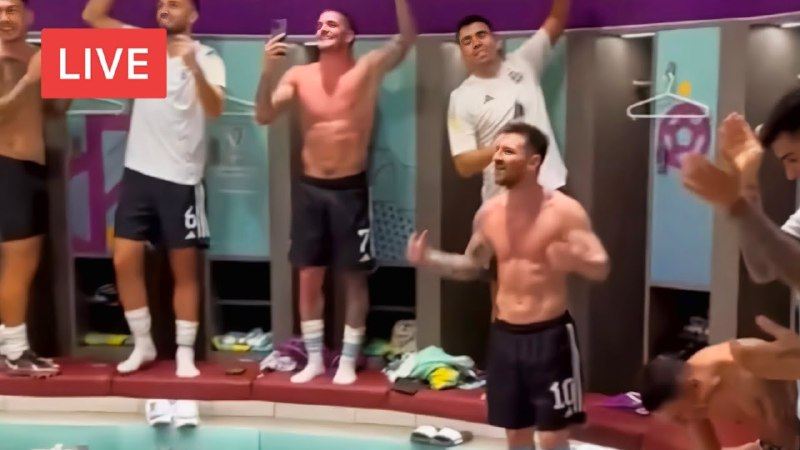 Messi və fanları qələbəni belə qeyd etdilər - Video