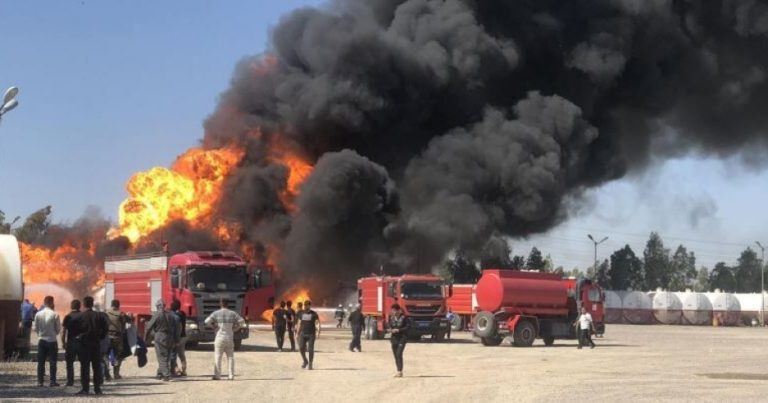 Yanacaq  tankeri tuneldə partladı: Çox sayda ölü var - VİDEO