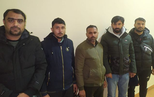 Sərhədi pozan 5 nəfər saxlanılıb 