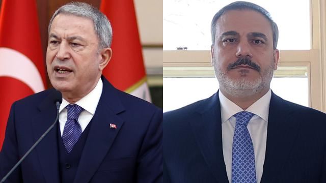 Hulusi Akar və Hakan Fidan Moskvada 