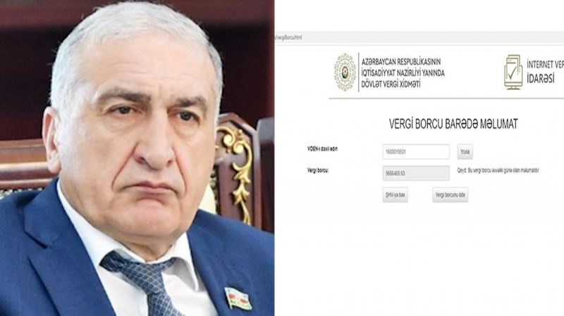 Deputatın 10 MİLYON vergi borcu üzə çıxdı - FOTOFAKT