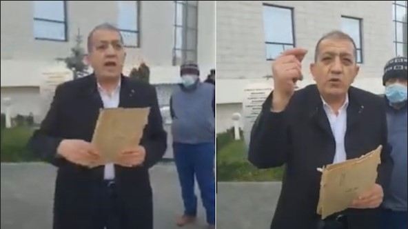 Həbs olunan Rasim Məmmədovun yeni videosu yayıldı : Polisləri təhqir edib - VİDEO 
