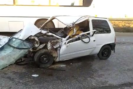 Kürdəmirdə ağır qəza baş verib, ölən və xəsarət alan var 