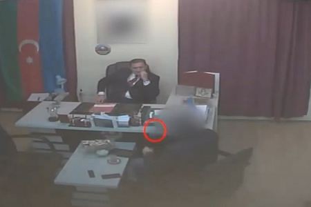 Ramil Şükürovun qanunsuz əməllərinin və saxlanılmasının görüntüləri - ANBAAN VİDEO