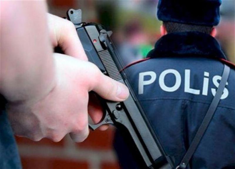 Bakıda polis silahlı müqavimət göstərən şəxsi güllələdi 