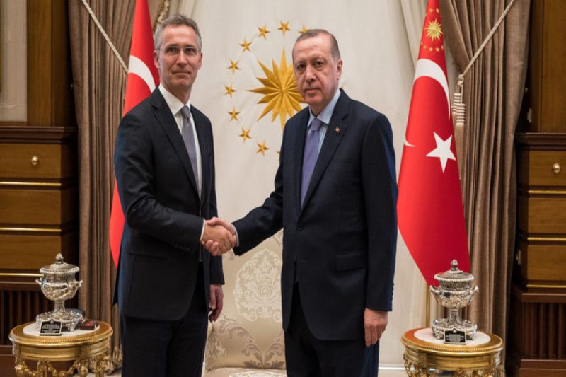 Ərdoğan NATO Baş katibi ilə Ukraynanı müzakirə edib 