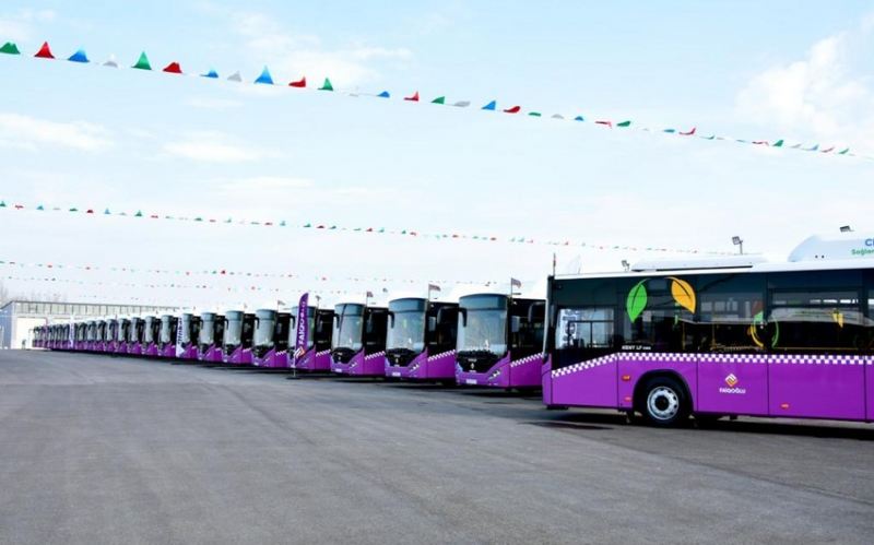 “Xaliq Faiqoğlu” şirkəti Bakıya AVRO-6 standartlı CNG avtobusları gətirib 