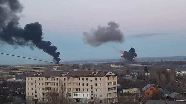 Ukraynanın 6  şəhəri bombalandı: İlkin itkilər 8 ölü, 9 yaralı