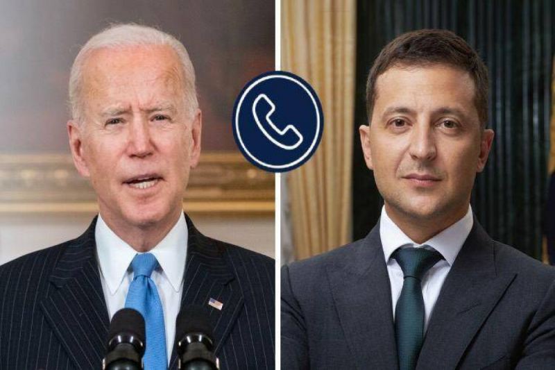 Zelenski ilə Bayden arasında telefon danışığı olub 
