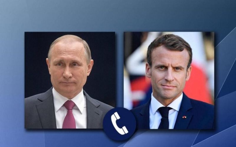 Putinlə Makron arasında telefon danışığı olub 
