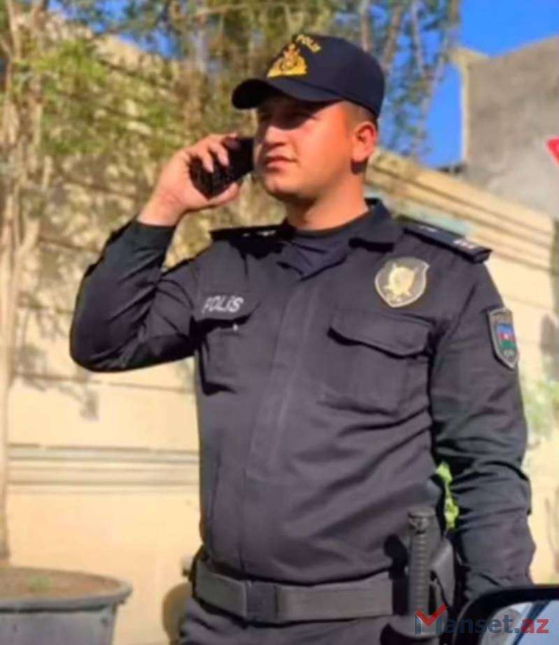 Bakıda gecə dirəyə çırpılan “Hyundai\"da ölən polis əməkdaşı imiş - FOTOLAR