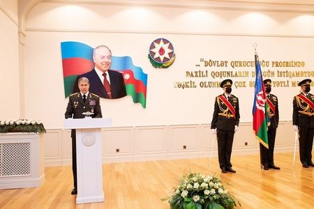 Daxili Qoşunların yaranma ildönümü qeyd olunub FOTO
