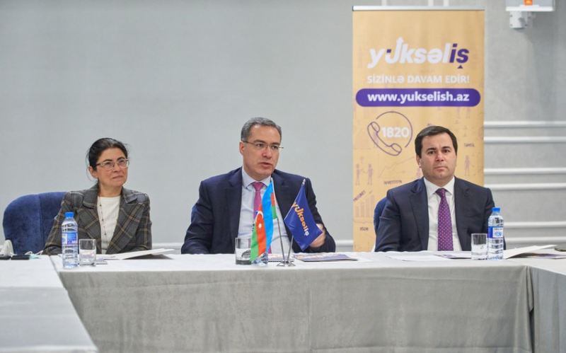 Prezidentin köməkçisi “Yüksəliş” müsabiqəsinin qalibləri ilə görüşüb 