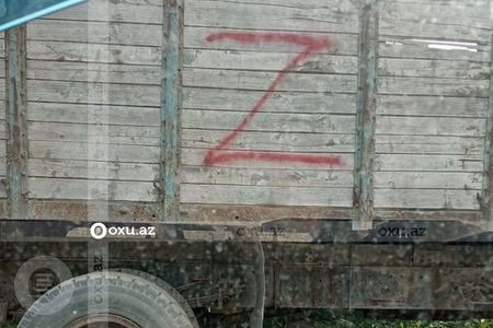Ramanada “Z” işarələri peyda olub - FOTO 