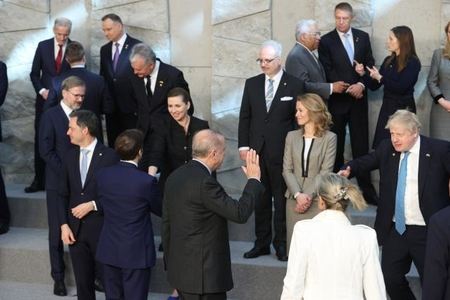 NATO zirvəsi yaddan çıxdı, Conson gündəm oldu - FOTOLAR 