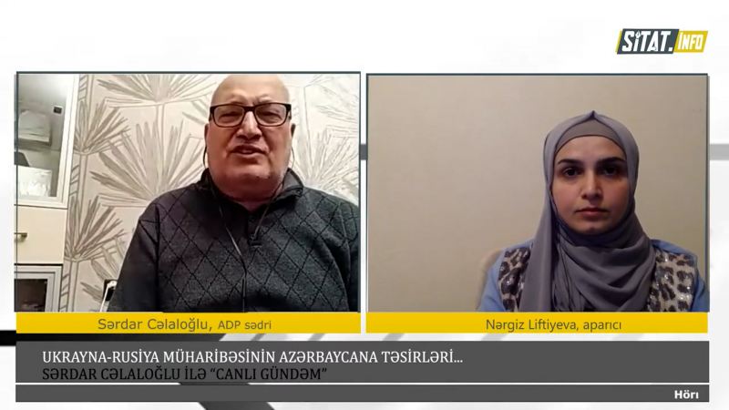 \"Bu gün Rusiyanı müdafiə etmək \"20 Yanvar\"a, Xocalı faciəsinə haqq qazandırmaq deməkdir\" - Sərdar Cəlaloğlundan SƏRT TƏPKİ VİDEO
