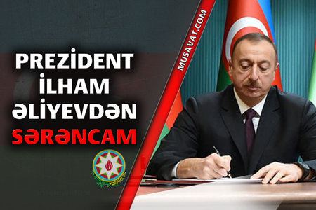 SON DƏQİQƏ: Prezident mühüm sərəncam imzaladı 
