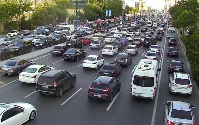 Bakıda bu yollarda tıxac var - Siyahı 