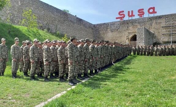 Şuşada Zəfər Günü yürüşü keçirildi 