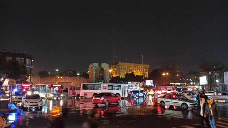 Bakıda tıxac xaosu - Foto, Video