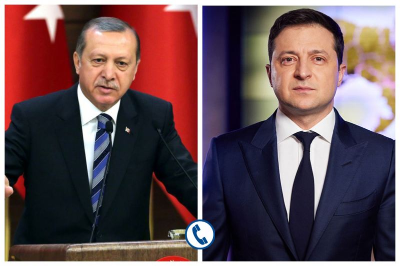 Ərdoğan və Zelenski arasında telefon danışığı olub 