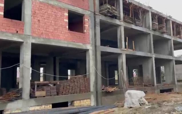 Ciddi pozuntular aşkarlanmış tikinti işlərinin qarşısı alındı - Video