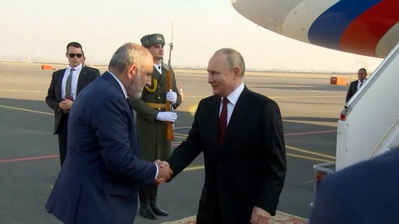 Putin Paşinyanı belə \"sındırdı\" - VİDEO