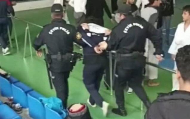 16 yaşlı cüdoçunu öldürən şəxs belə saxlanıldı - Video